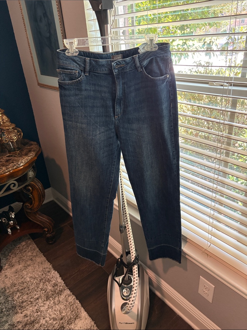 DL1961 women's Dark Indigo Relaxed Jeans